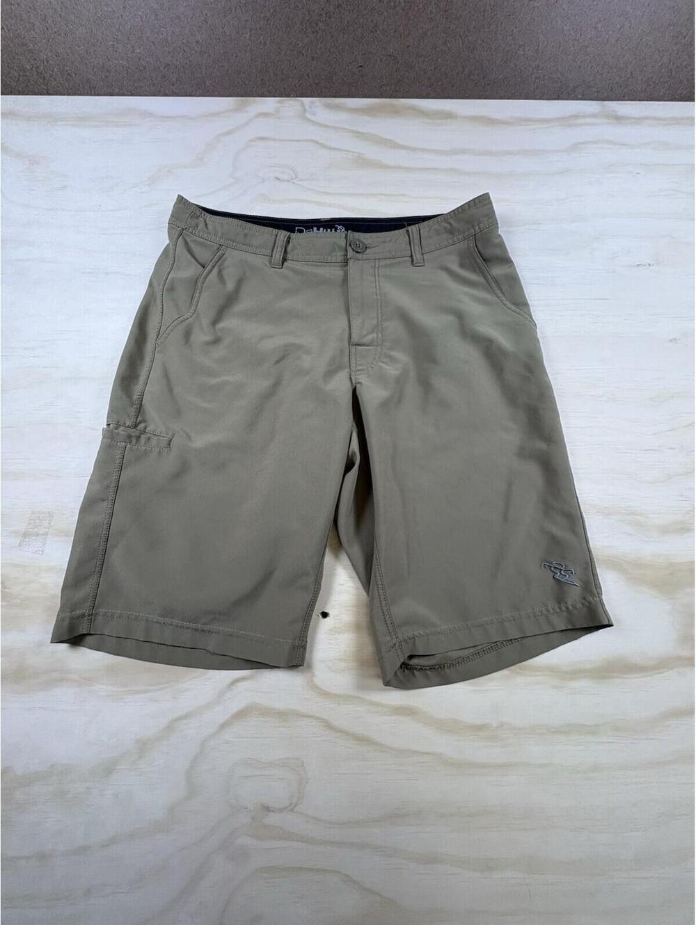 Da Hui Men’s Hybrid Collection Beige Shorts Size 32 Hawaii Surf Swim Beach